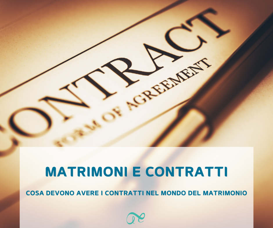 contratti matrimonio | contratti fornitori matrimonio