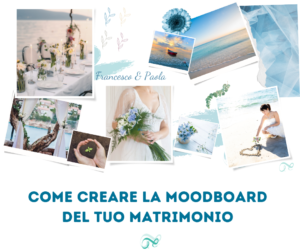 moodboard del matrimonio